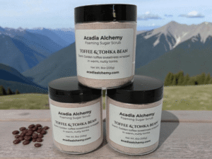 *MISFITS Toffee and Tonka Bean Foaming Sugar Scrub